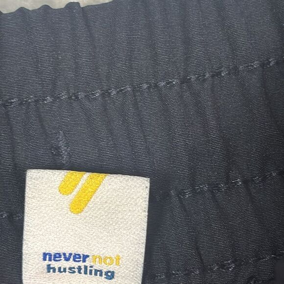 Never Not Hustling Navy Men’s Joggers Elastic Ankle Athletic Pants Size Large - Picture 7 of 10
